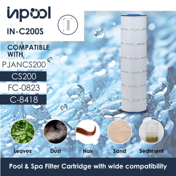 INPOOL IN-CS200S POOL FILTER AND SPA FILTER CARTRIDGE