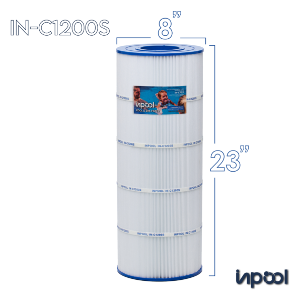 INPOOL IN-C1200S POOL FILTER AND SPA FILTER CARTRIDGE