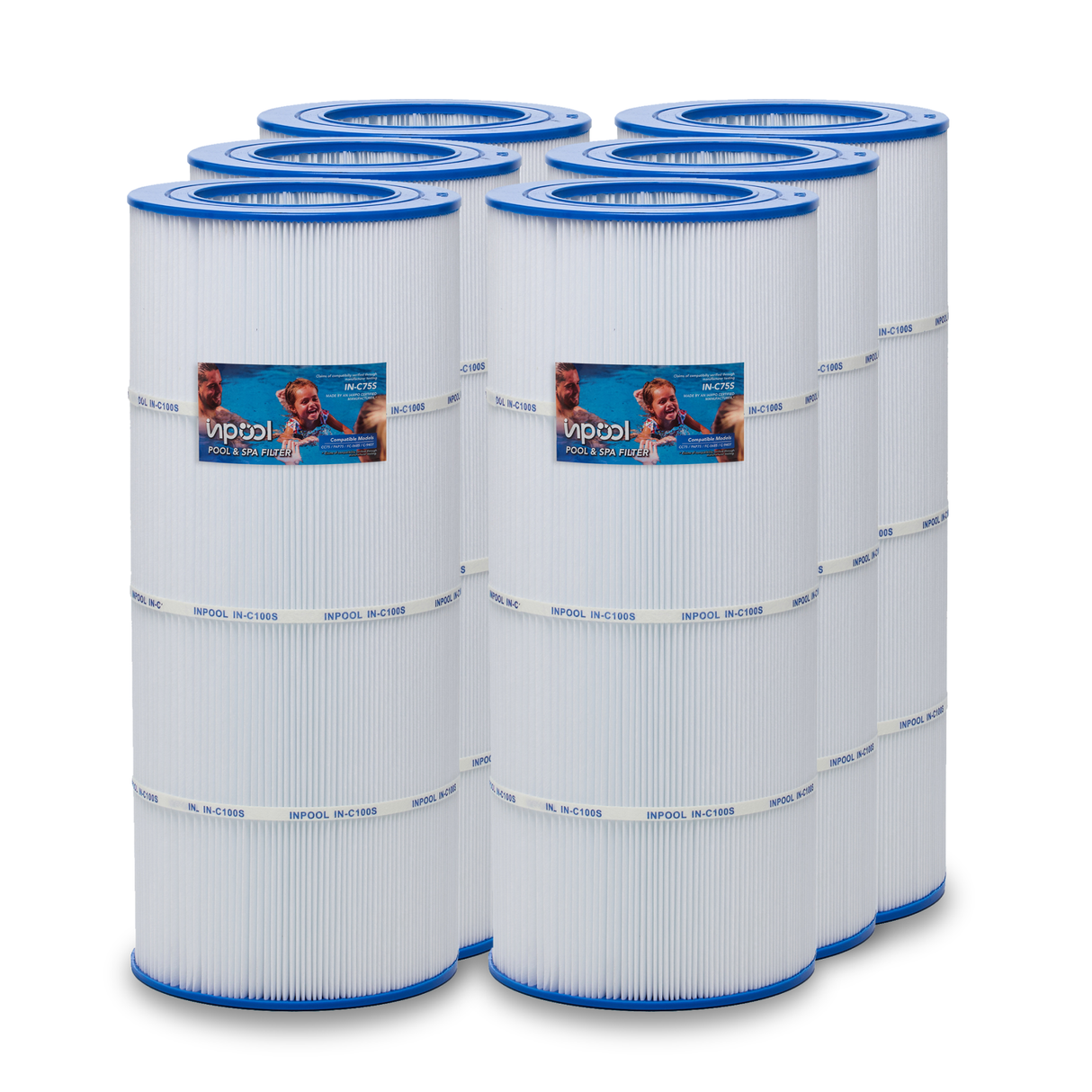 INPOOL IN-C100S POOL FILTER AND SPA FILTER CARTRIDGE