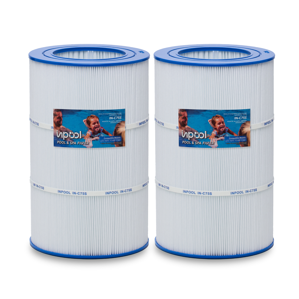 INPOOL IN-C75S POOL FILTER AND SPA FILTER CARTRIDGE