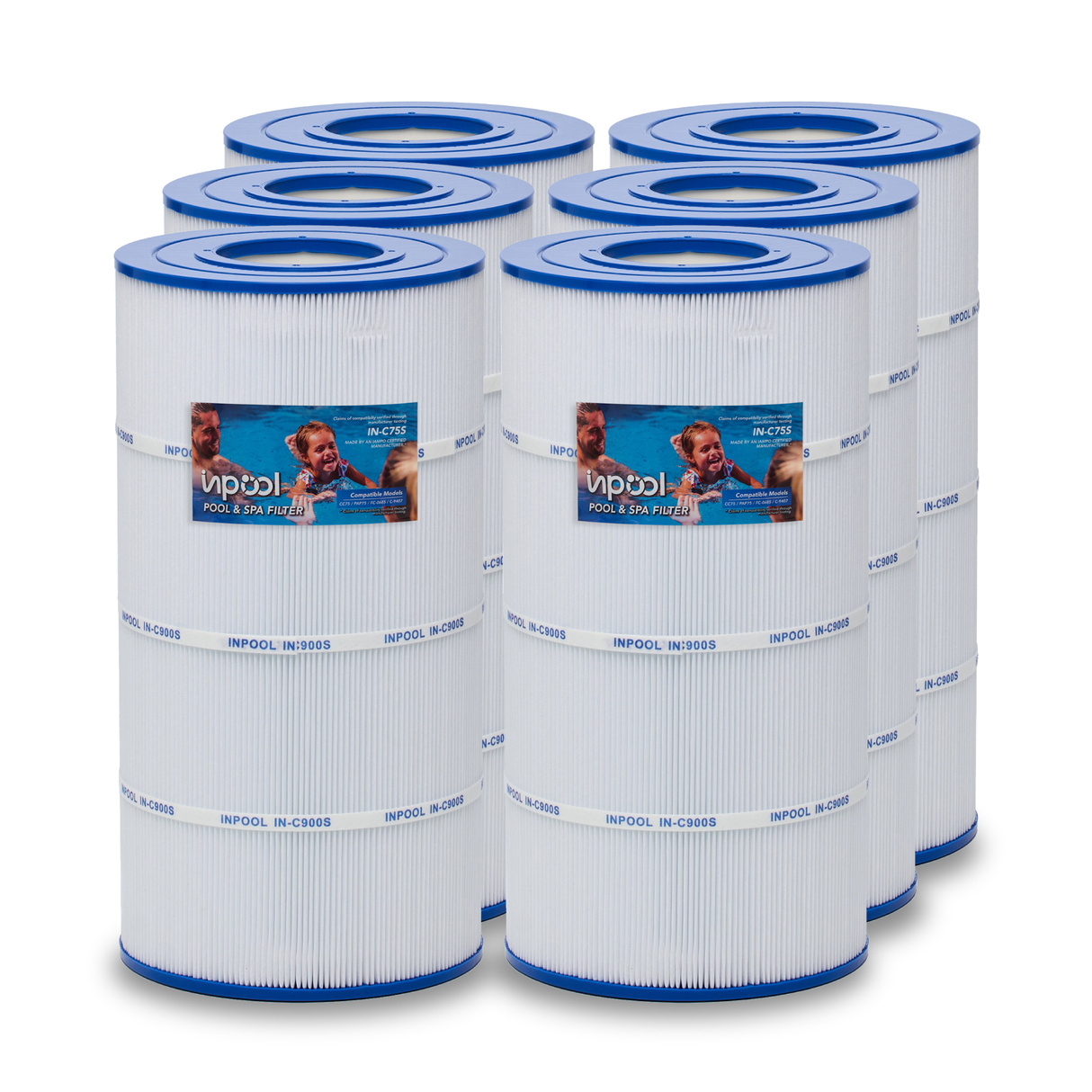 INPOOL IN-C900S POOL FILTER AND SPA FILTER CARTRIDGE