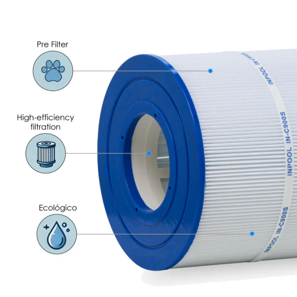 INPOOL IN-C900S POOL FILTER AND SPA FILTER CARTRIDGE