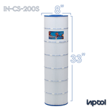 INPOOL IN-CS200S POOL FILTER AND SPA FILTER CARTRIDGE