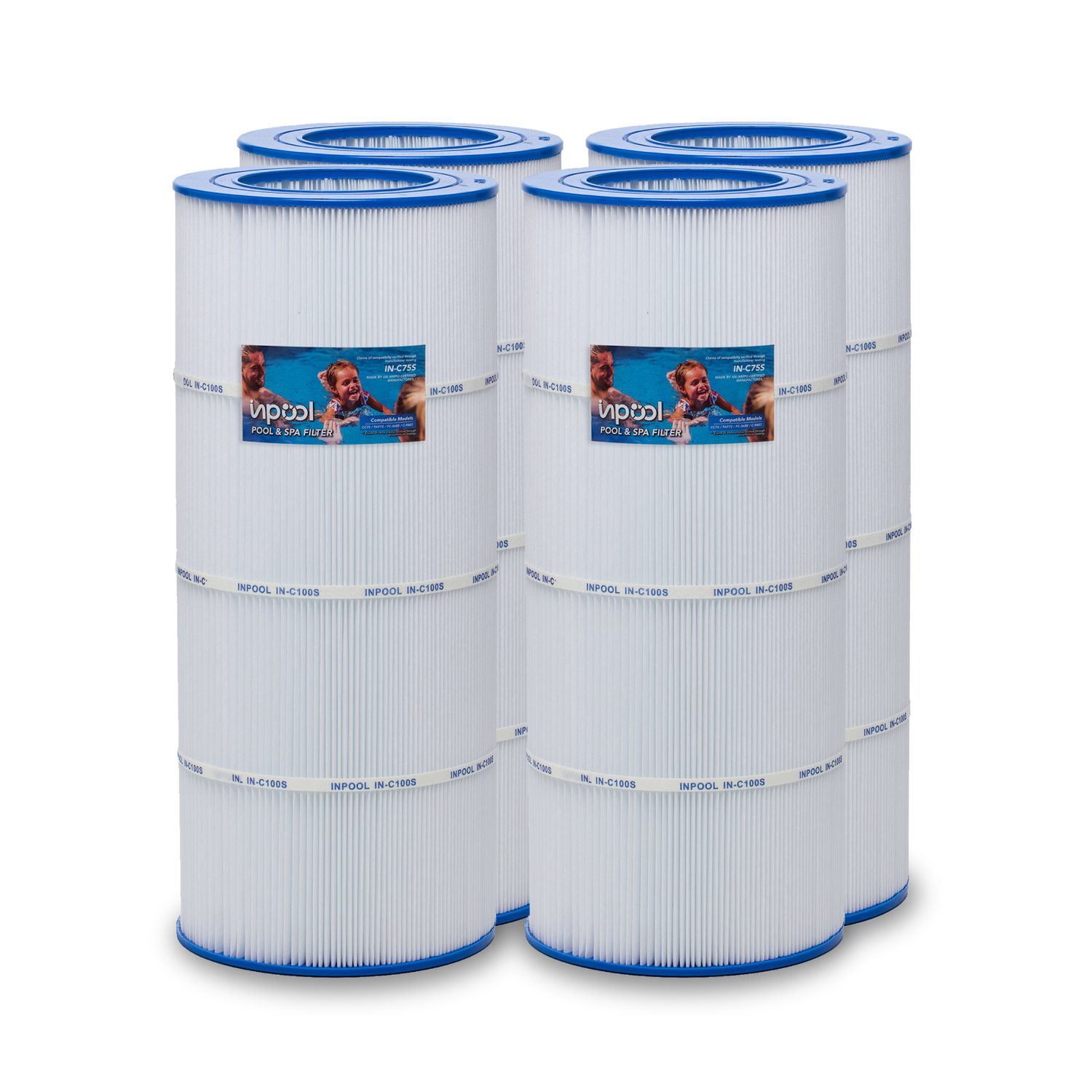 INPOOL IN-C100S POOL FILTER AND SPA FILTER CARTRIDGE