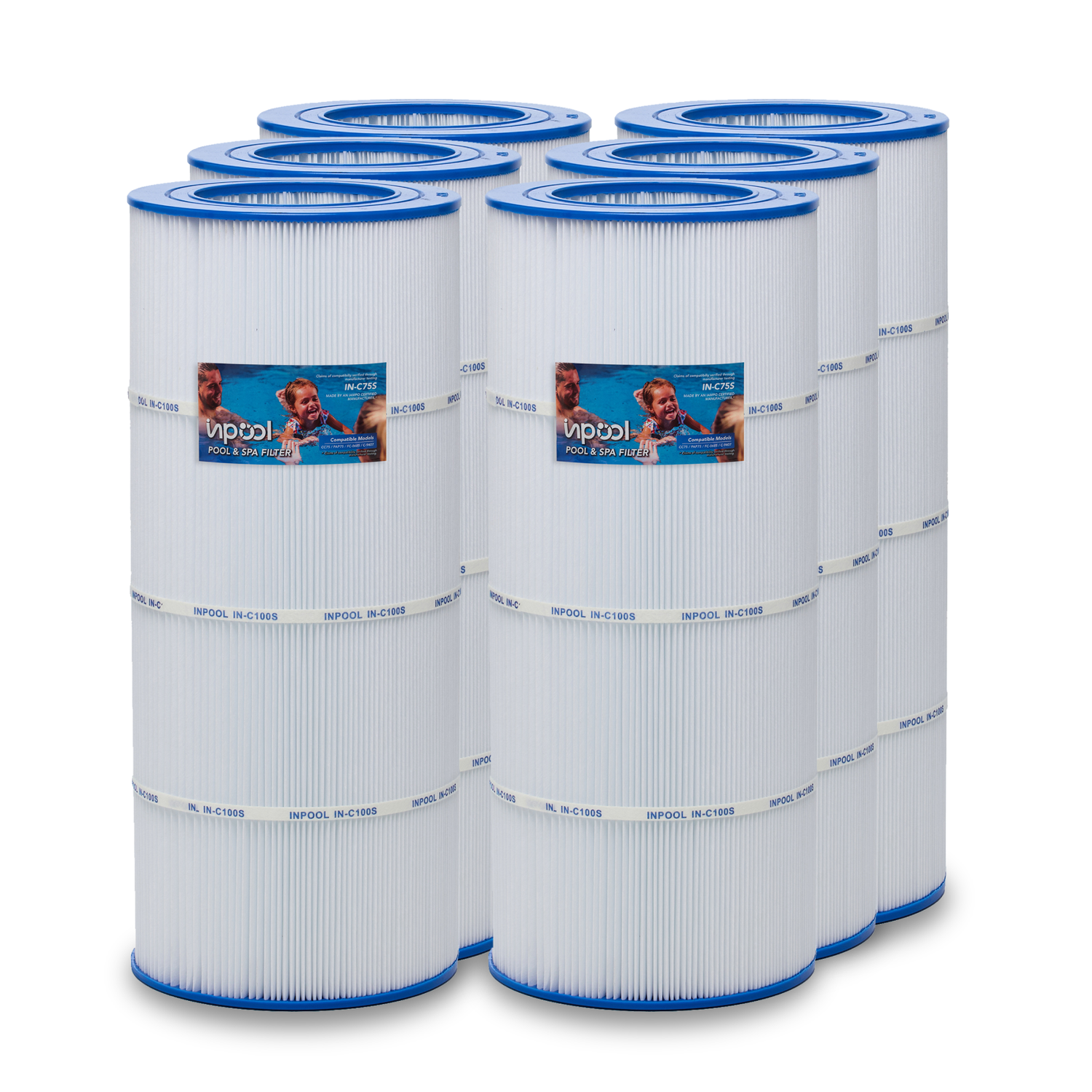 INPOOL IN-C100S POOL FILTER AND SPA FILTER CARTRIDGE