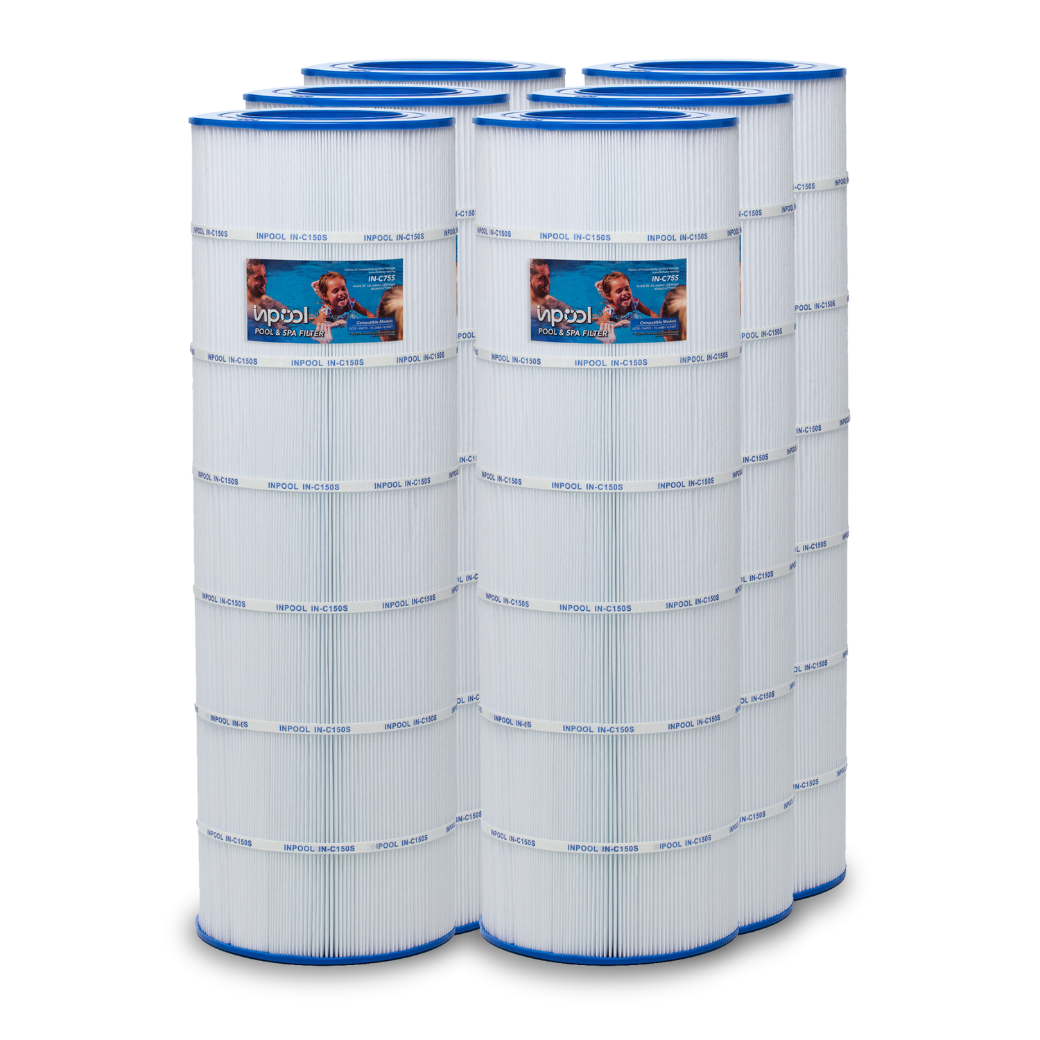 INPOOL IN-C150S POOL FILTER AND SPA FILTER CARTRIDGE